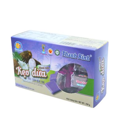 KẸO DỪA DẺO KHOAI MÔN THANH BÌNH HỘP 250G