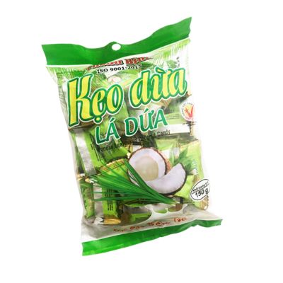 KẸO DỪA LÁ DỨA THANH BÌNH TÚI 150G