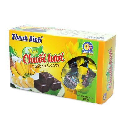 KẸO CHUỐI TƯƠI THANH BÌNH HỘP 300G